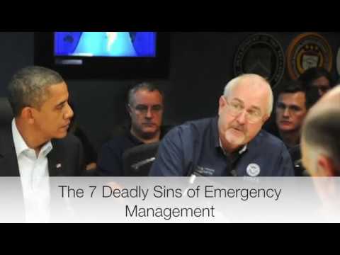 Craig Fugate the 7 deadly sins of emergency management